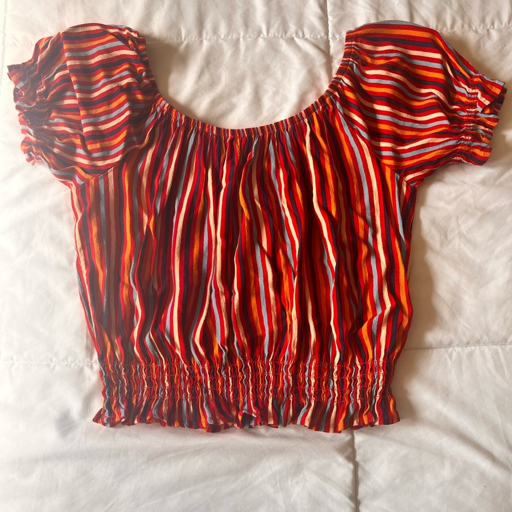 Striped Multicolor Women's Top